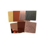 Water Ripple Stainless Steel Sheet 1219mm Embossed Plates Polishing Mirror 8K