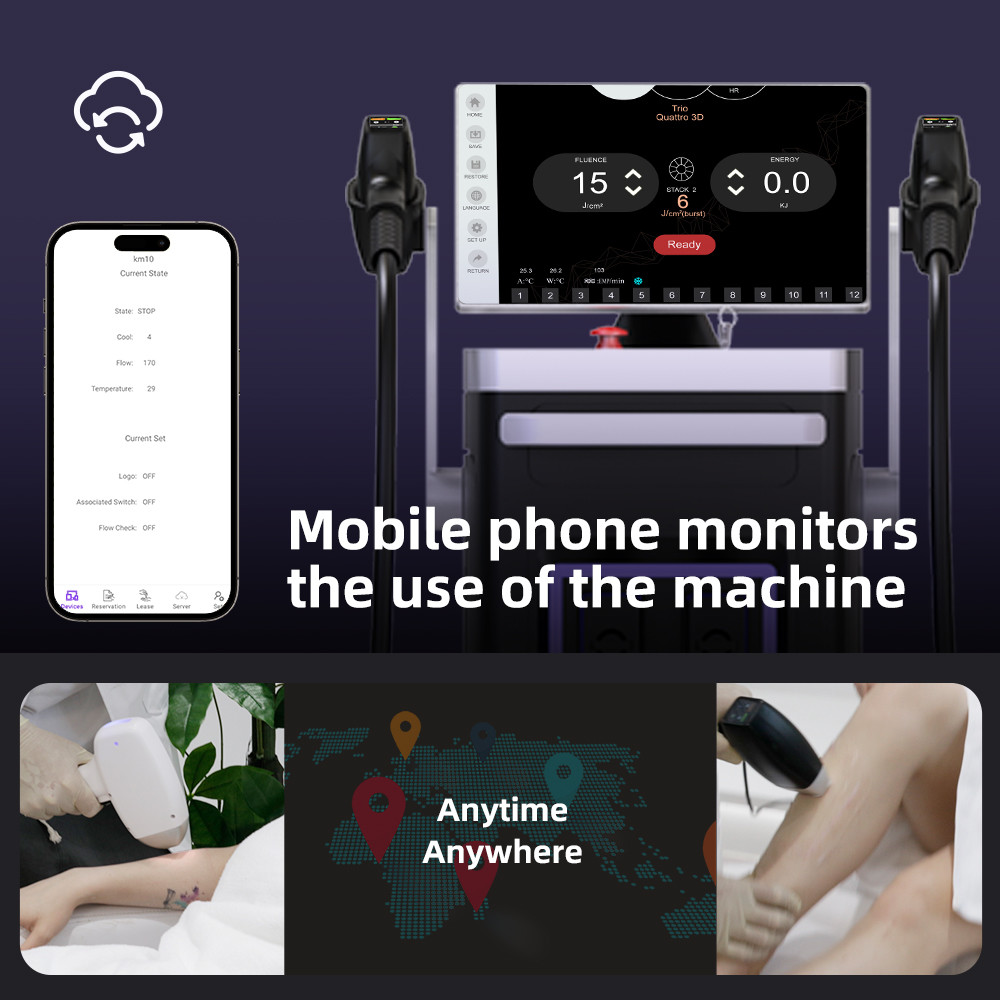 808nm Commercial use spa salon Laser Hair Removal Device with Ultra low Temperature