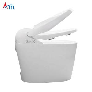 Quality Automatic Flush One Piece Round Toilet , Integrated Electric Toilet wholesale