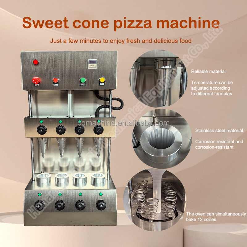 Pizza Cone Machine Ice Cream Cone Making Machine Automatic Pizza Cone Making Machine