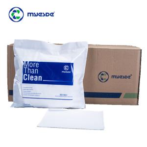 Quality Pharmaceutical Cleanroom Polyester Wipes 2 Ply For Glass wholesale