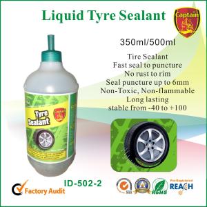 Quality Organic Polymer Rubber Car Tire Sealant For Motorcycle 500ml , Waterproof wholesale