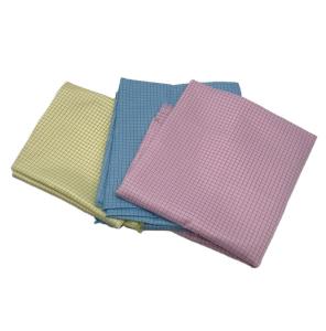 China Conductive Cleanroom Anti Static Textiles 5MM Grid Polyester ESD Fabrics on sale