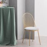 Popular Industrial Metal Frame Dining Chairs / Durable Dining Chairs Anti