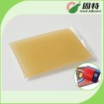Gelatin resin Amber color Block solid Light Amber High Heat Glue / Hot Melt Glue