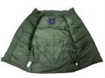 Mens Olive Green Puffer Vest Mens Big And Tall With Hood 5 Metal Zip