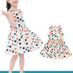 Summer Girls Cartoon Printing Dress Children'S Dress Clothing