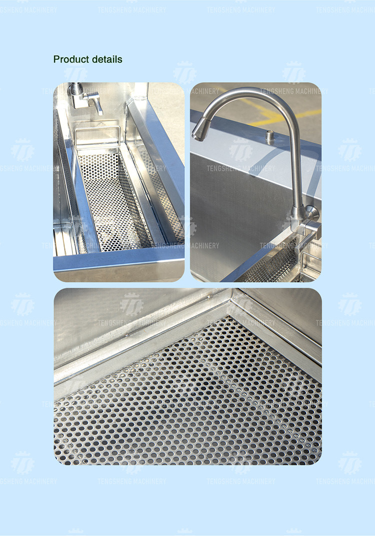 85KGIntelligent single cylinder vegetable washing machine Fruit chain cleaning equipment vegetable washing machine