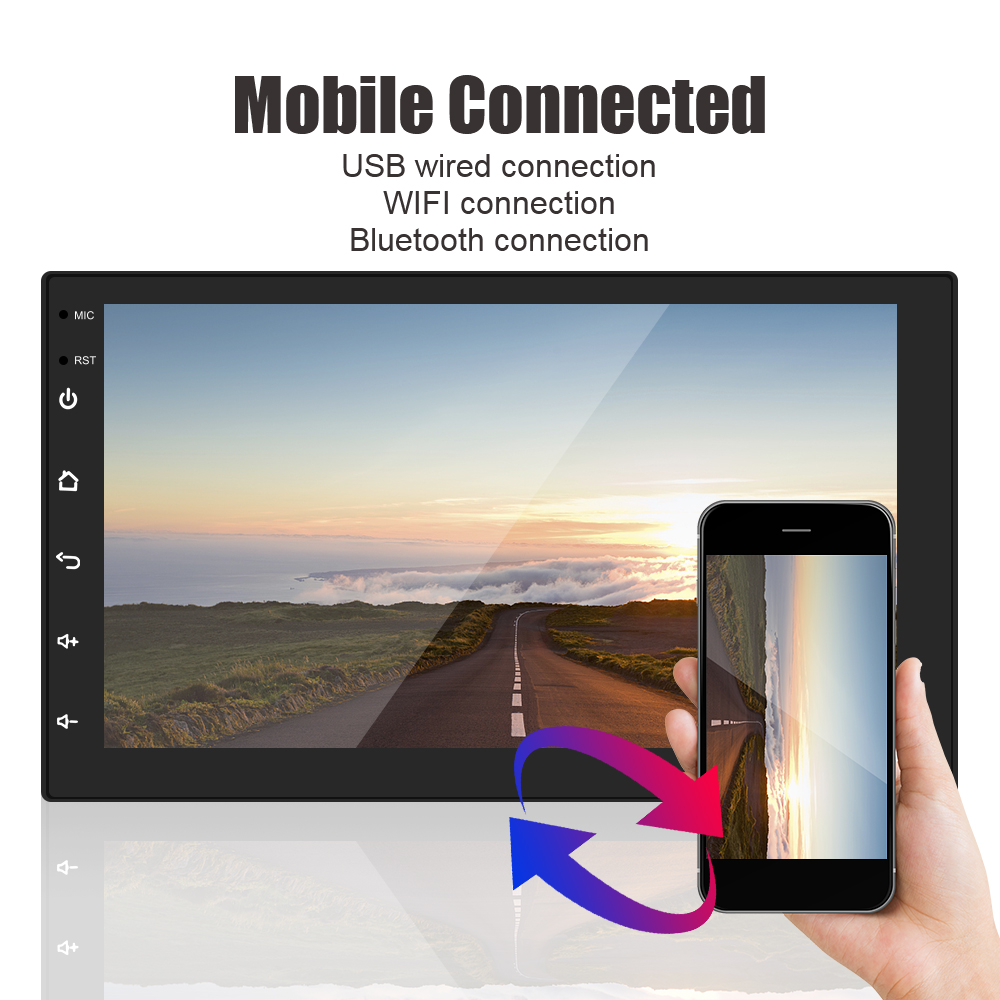 2 DIN Car Radio Android 11.0 GPS Navi for Apple Carplay Android Auto Other Combination