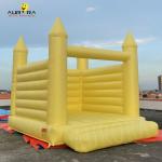 Adults Kids Inflatable Bouncy Castle Yellow Wedding Jumping Bouncy Castle ROHS