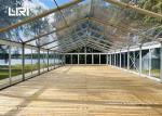 200-500 People Marquee Clear Roof Outdoor Transparent Wedding Tent For Luxury
