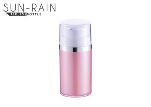 Quality Pink airless cosmetic bottle lotion bottle packaging 15ml 30ml 50ml SR-2356 wholesale