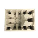 Natural Brown Pulp Tray Packaging Sugarcane Material For Kettlebell