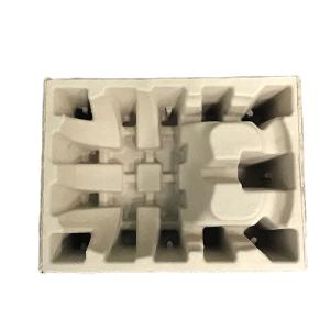 Quality Natural Brown Pulp Tray Packaging Sugarcane Material For Kettlebell wholesale