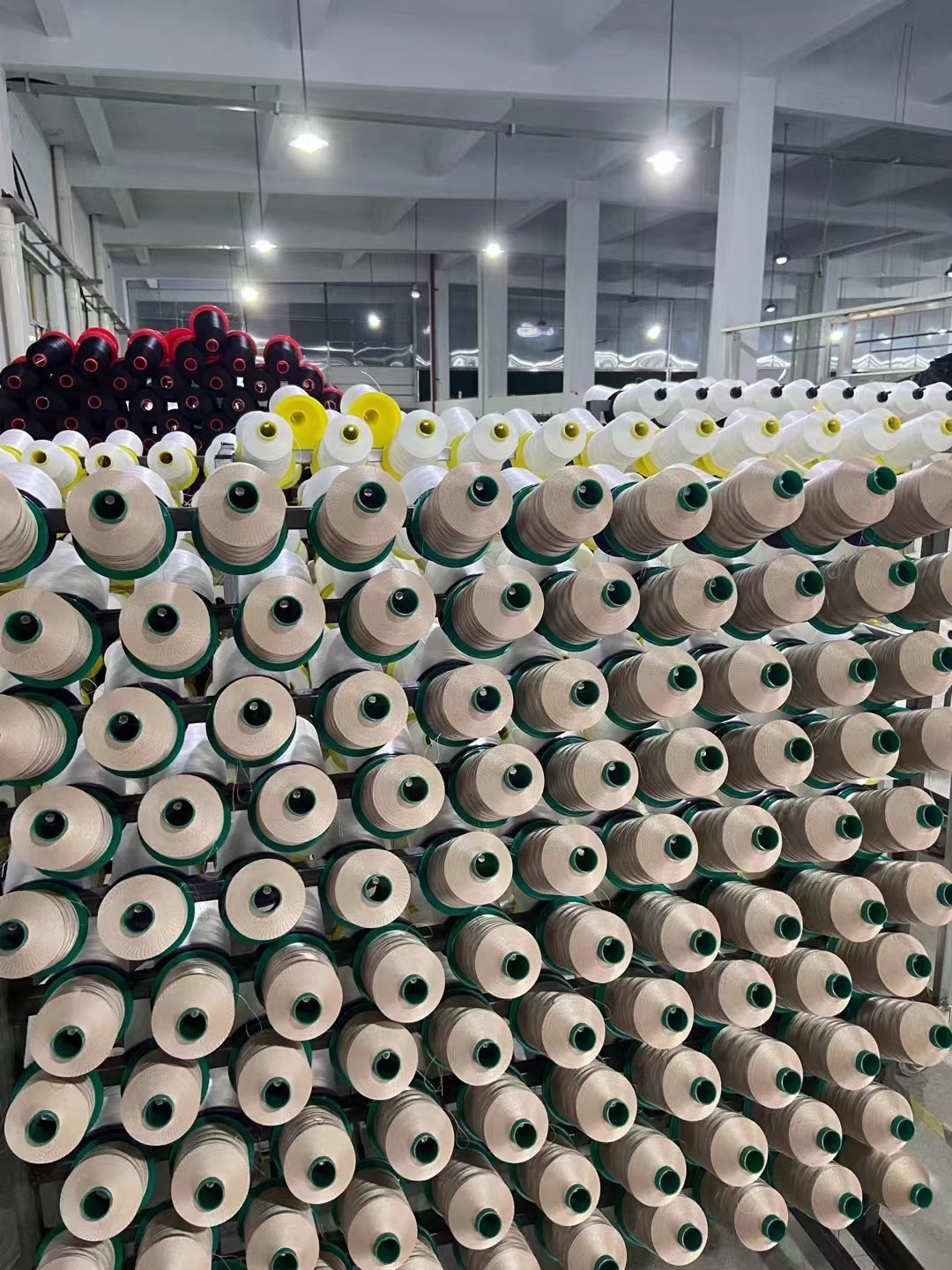 Fireproof High Strength Heat Resistant 210D/3 Sewing Thread With 100% Polyester Yarn