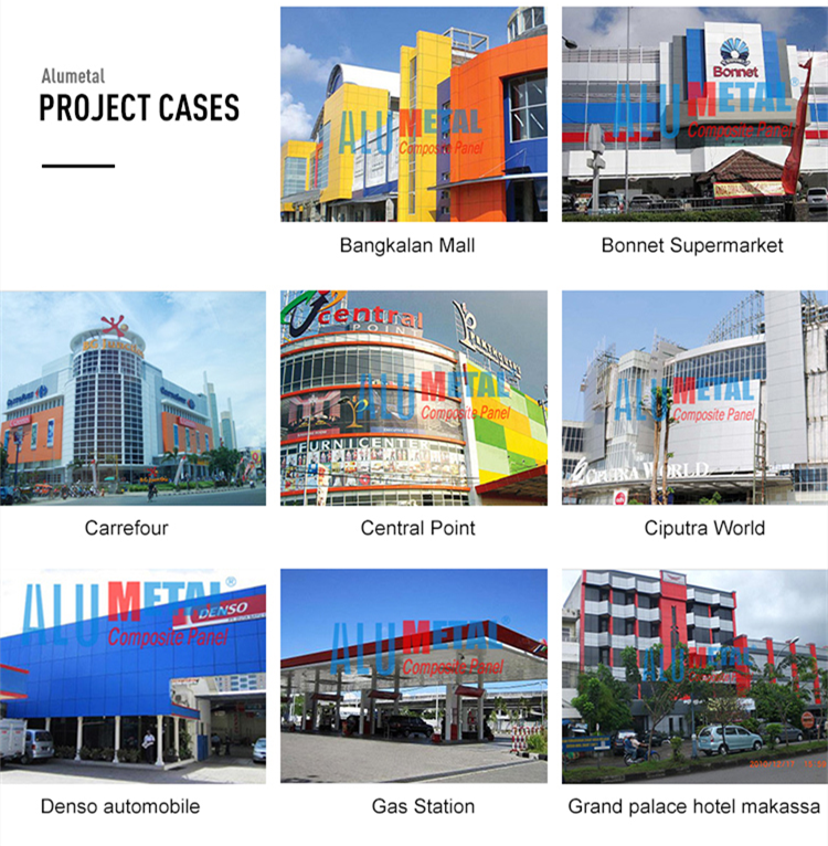 FEVE Non Combustible 5000mm Architectural Cladding Panels 2mm Thick Aluminium Sheet AA3003