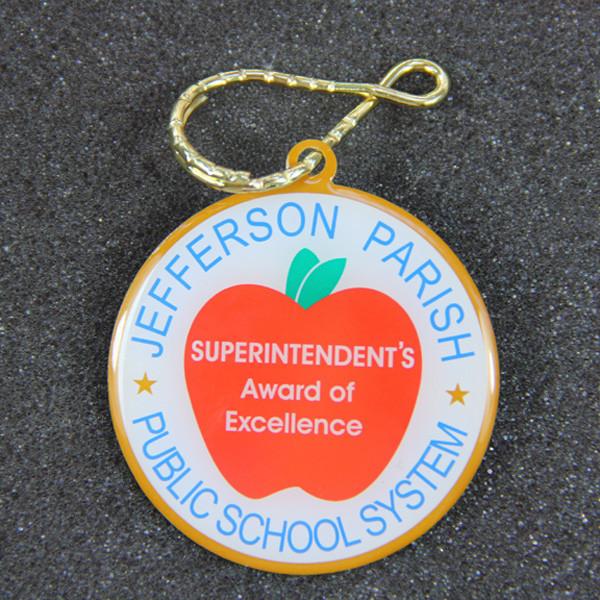 custom apple logo Printing keychain, hight quality metal gifts and crafts