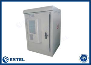Quality One Compartment DC48V Outdoor Telecom Enclosure Galvanized Steel Two Doors wholesale