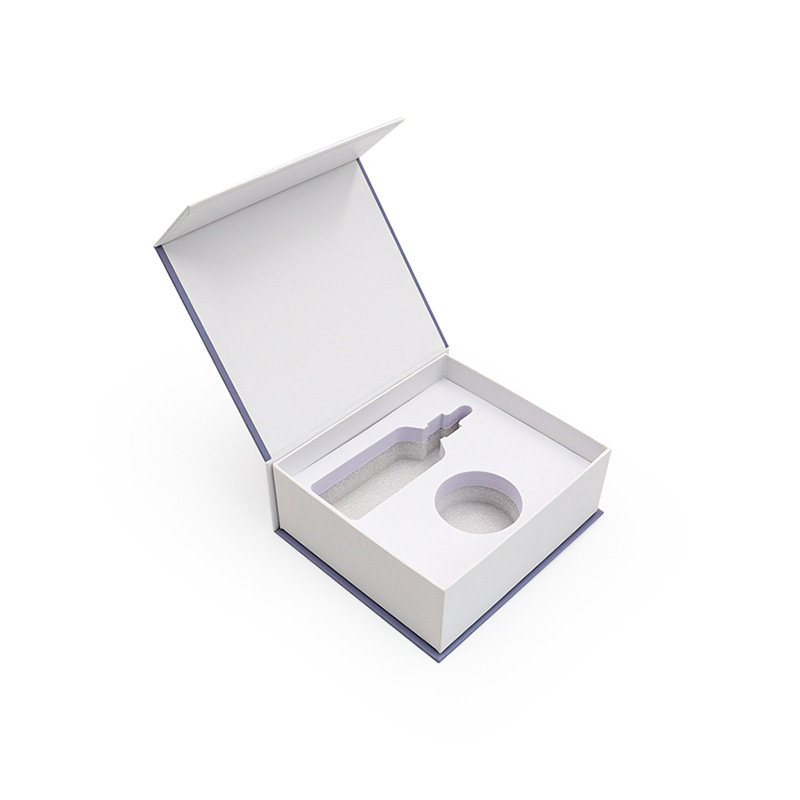 Custom Logo Rigid Corrugated Paper Clamshell Box for Personalized Skin Care Packaging