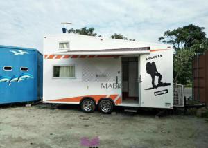 Quality Family Use Prefab Mobile Homes , Prefab Movable Homes Flat Roof Type wholesale