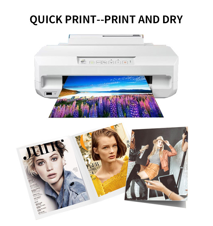 CNAS L6760 Thick Photo Paper Glossy Double Sided 8.5x11 Heavyweight Inkjet Both Sides A4