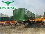 Green Fence Semi Trailer 40000kgs Shipping Container Semi Trailer