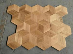 Quality Oak Hexagonal Parquet Flooring, Oak Hexagon Engineered Wood Flooring, Elegant Designs wholesale