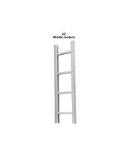 Quality Anti Slip Aluminum Fire Escape Ladder Middle Module Fire Rescue Use wholesale