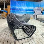 Custom Design Outdoor Rattan Sofa 100% Hand Woven Mall Furniture Random