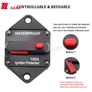 China Durable Auto Yacht RV Circuit Breaker Automatic Break Protection Can Restore The Break Switch Safety Seat Circuit Protec on sale