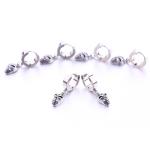 Wholesale cool earrings stainless steel body piercing jewelry skull huggie