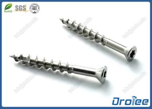 Quality Torx Coutersunk Head 304/316 Stainless Steel Decking Screw wholesale