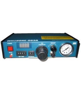 China Blue Color Auto Glue Dispenser , Automatic Hot Glue Dispenser 235 X 225 X 633mm on sale