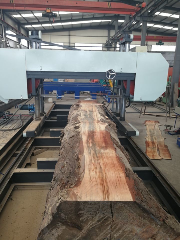 MJ2000 large size automatic wood cutting machine-Heavy Duty Large Size Horizontal Band Saw Mill