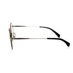 FM3218 Womens Stainless Steel Round Optical Glasses Frame 50-20-142mm