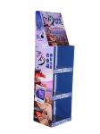 Offset / Digital Printing Cardboard Floor Displays Promotional Display Rack