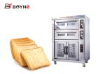 Restaurant Industrial Baking Oven Double Deck 1300x835x1800mm Proofing Bread