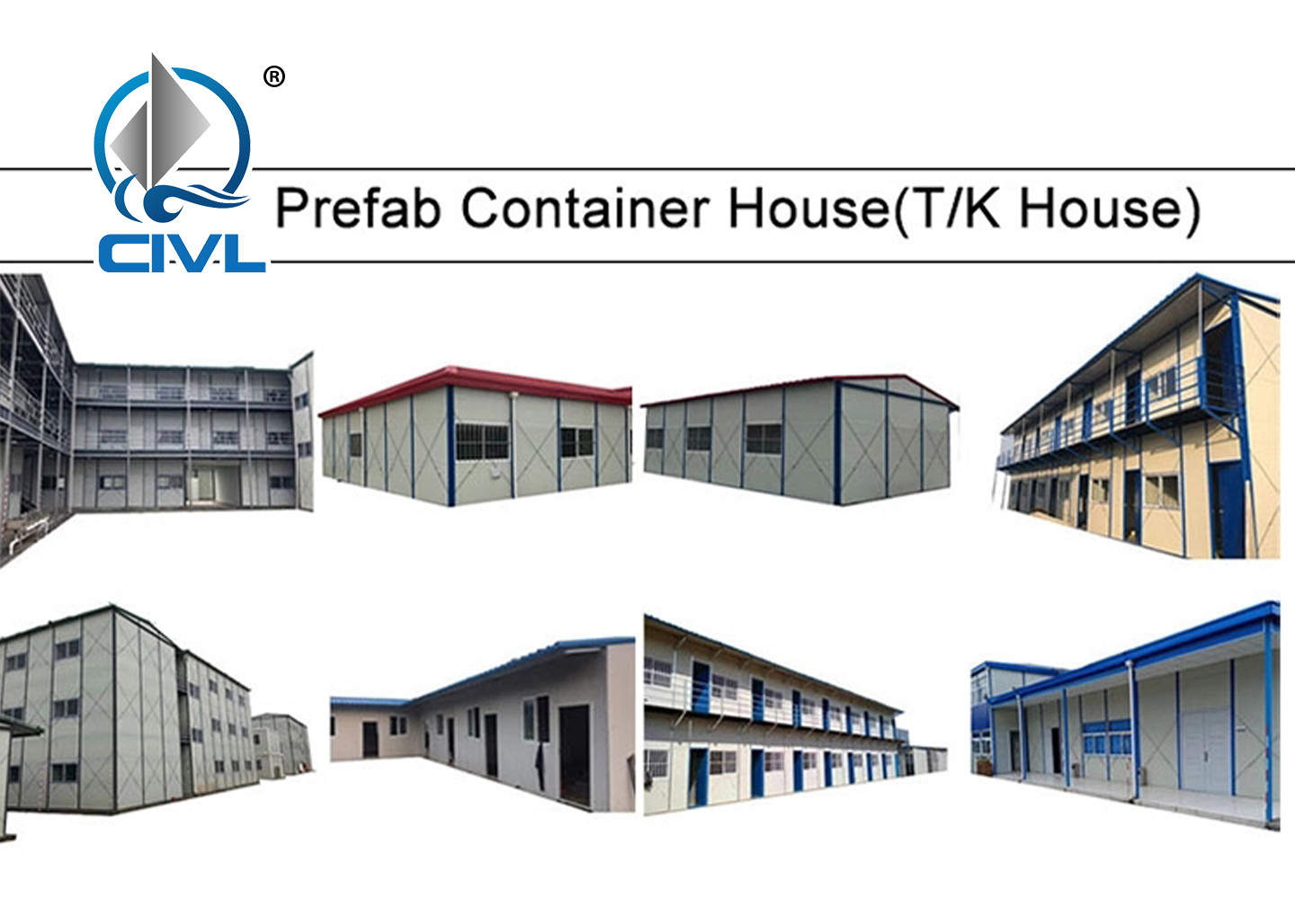 Prefab Dormitary Prefabricated Shipping Container Homes , Cargo Container Homes