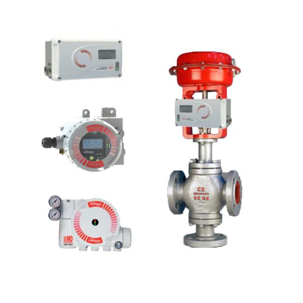 Chinese Control Valves With Valve Positioner Flowserve 3200MD Logix 420 Logix MD