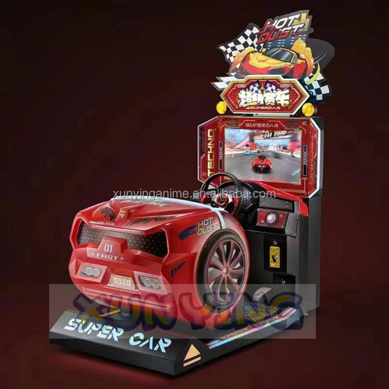 110V/220V/230V Coin Operated 3d Simulator Arcade Race Video Game Machine for Kiddie Ride