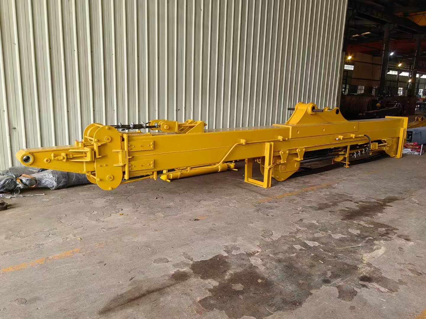 Telescopic Excavator with Clamshell Bucket Telescopic Boom for cat hitachi komatsu