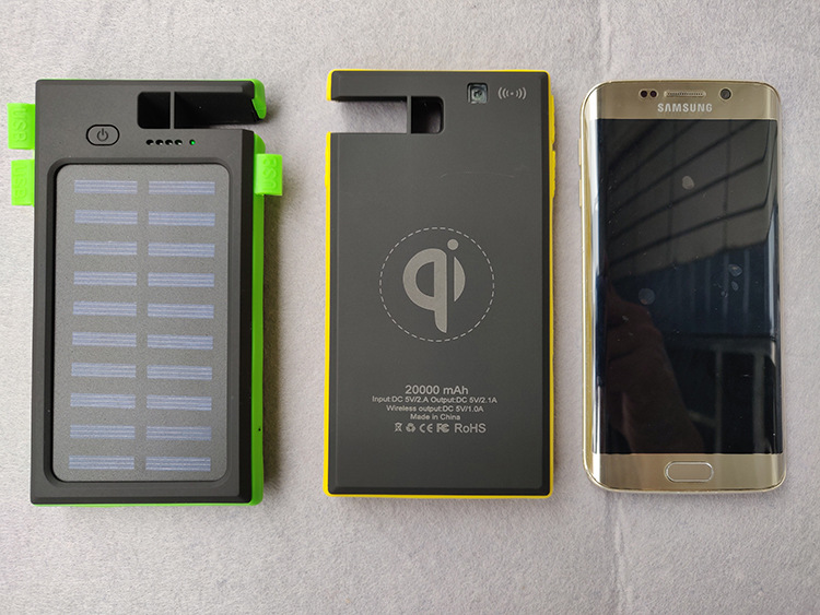 UN38.3 5V2.1A 10000mAh Portable Solar Power Banks