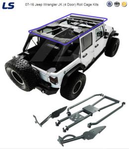 Quality 07-16 for Jeep Wrangler Jk (4 Door) Steel Iron Roll Cage Kits Roof Rank wholesale