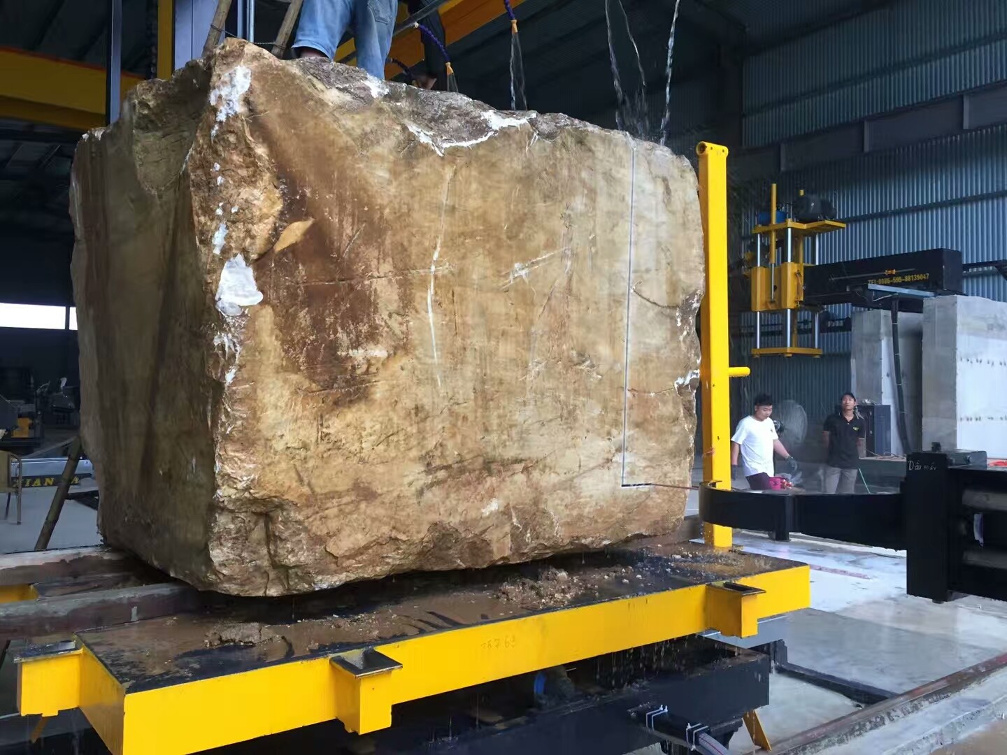 Diamond Wire Saw Cutting Machine For Block Dressing