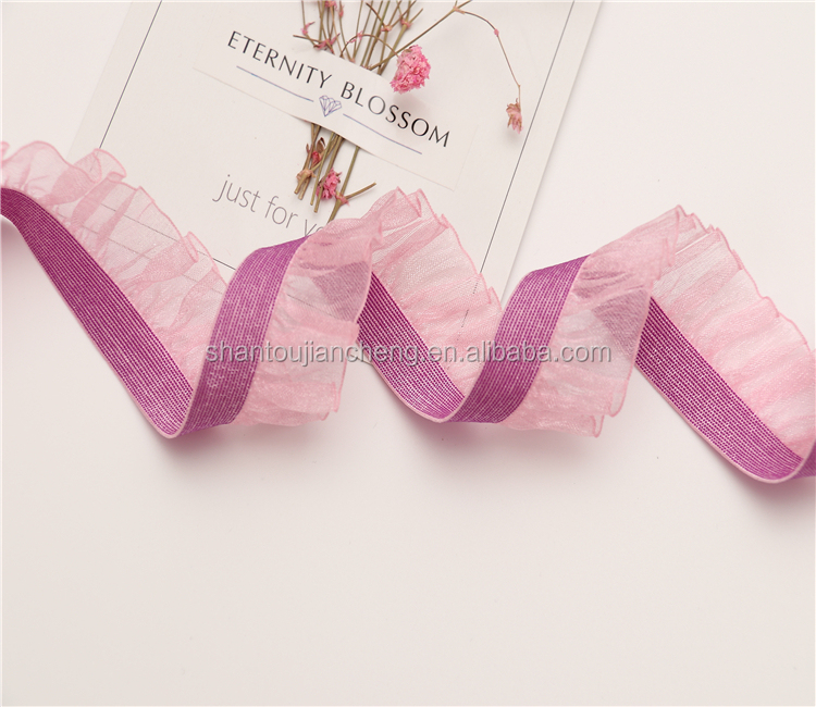 10mm Nylon Elastic Band Underwear Lady Lace Webbing