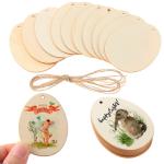 Chips Hanging 60mm Unfinished Wood Crafts Blank Wooden Blocks