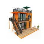 Other Wall 50/75/100mm Wave Sandwich Panel 20FT 40FT Prefab Mini Pop-up Shop