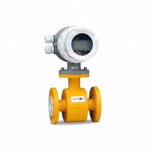 Quality Sewage Water Flange Electromagnetic Flow Meter With PTFE Liner wholesale