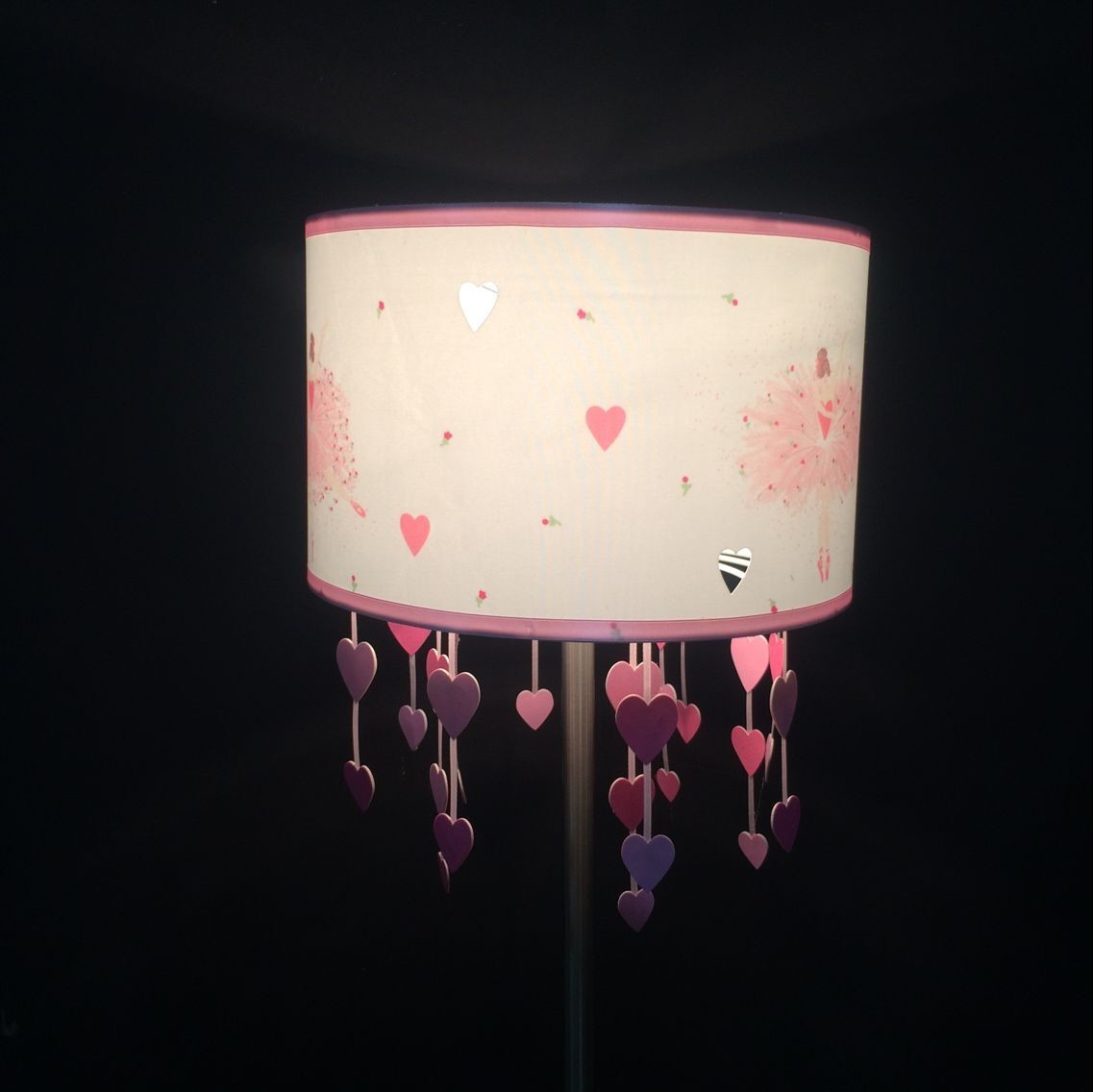 Fairy Kids Bedroom Lampshades Drum Fairy Light Shade 2 Layer