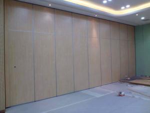 Quality Melamine Board Gym Acoustic Partition Wall / Ballroom Soundproof Folding Walls wholesale